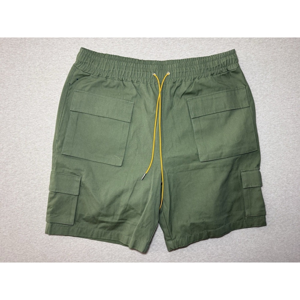Young &Reckless Men's Shorts Olive Green Xl Cargo Pockets